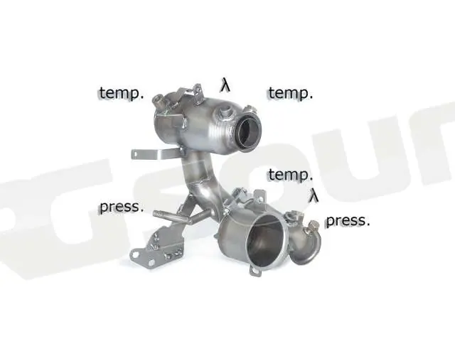 Ragazzon 54.0267.01 Catalizzatore e tubo filtro antiparticolato per A