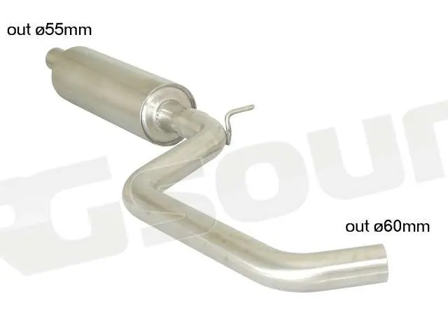 Ragazzon 50.0488.80 Centrale inox - Linea maggiorata per Audi Marmit