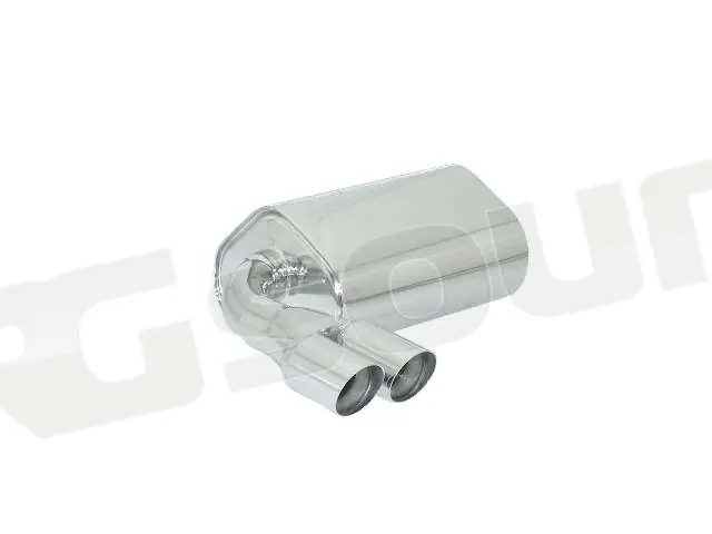 Ragazzon 50.0378.56 Posteriore inox con terminali rotondi per Audi M