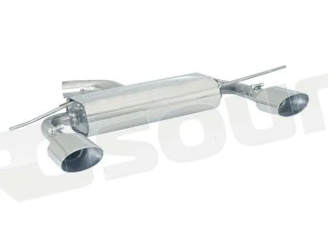 Ragazzon 50.0153.12 Posteriore inox sdoppiato con terminali ovali per