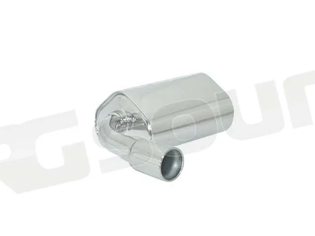 Ragazzon 50.0126.06 Posteriore inox con terminale rotondo per Audi M