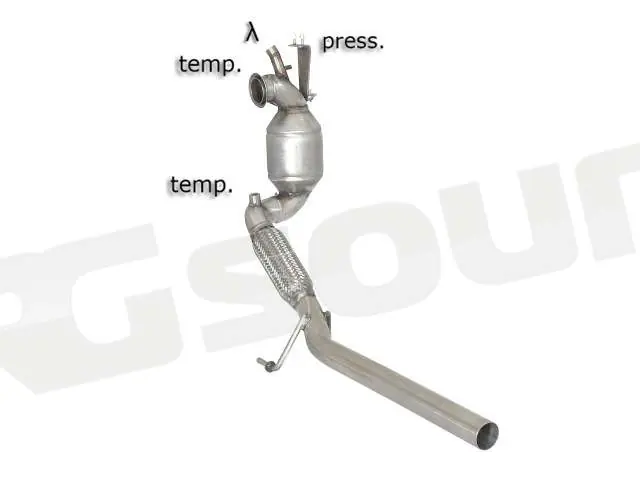 Ragazzon 54.0263.01 Catalizzatore e tubo sostituzione filtro antiparti