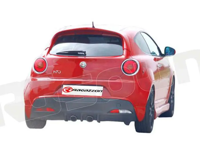Ragazzon 50.0279.56 posteriore sdoppiato Alfa Romeo Mito 1.4 Marmitt