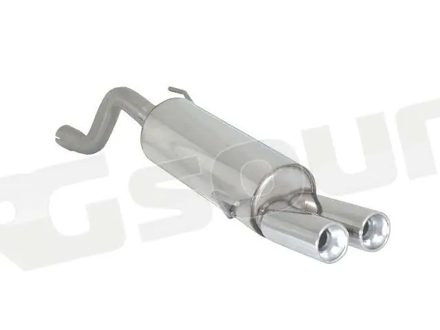 Ragazzon 50.0276.26 Posteriore inox con terminali rotondi per Alfa Rom