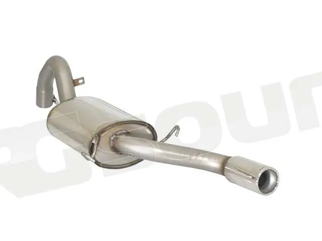 Ragazzon 58.0547.04 Posteriore inox con terminale rotondo 80 mm per Al