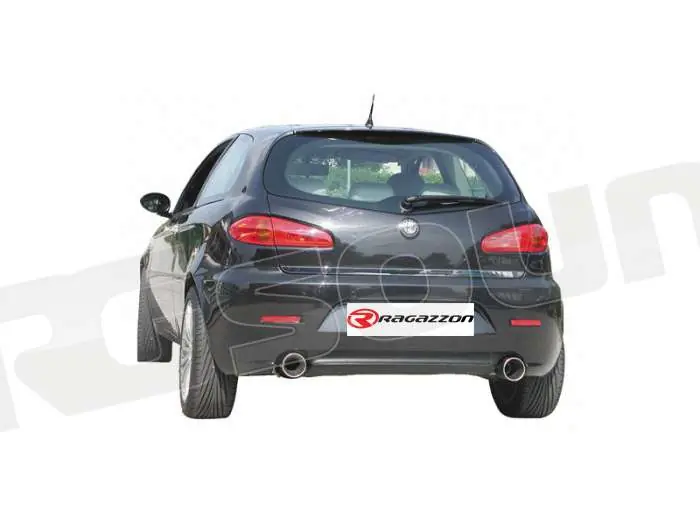 Ragazzon 50.0040.26 Posteriore sdoppiato Alfa Romeo 147 Marmitte e