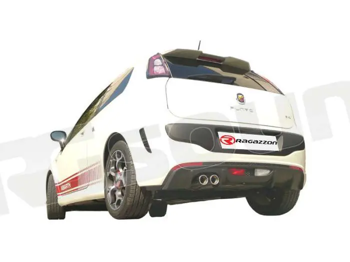 Ragazzon 10.0218.13 Posteriore con terminale ovale Abarth Grande Punto