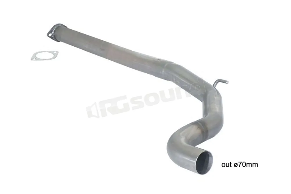 Ragazzon 55.0404.00 Centrale inox senza silenziatore per Abarth e Alfa