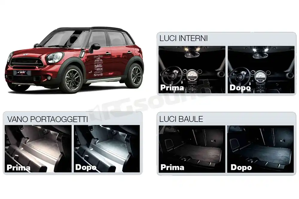 Simoni Racing MINI-INT kit luci interne Mini Countryman Illuminazion