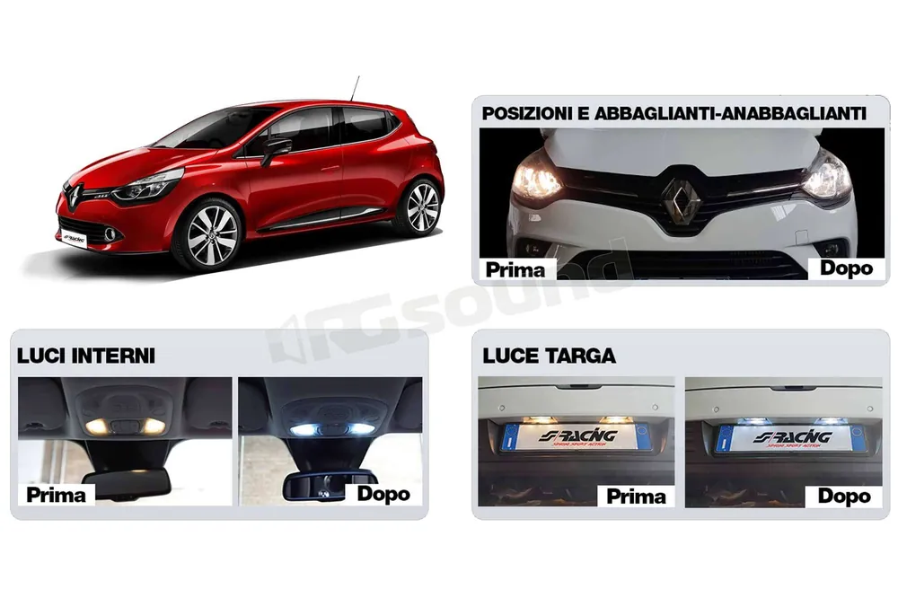 Simoni Racing CLIO-SSS Kit luci completo Renault Clio IV - Super Shock
