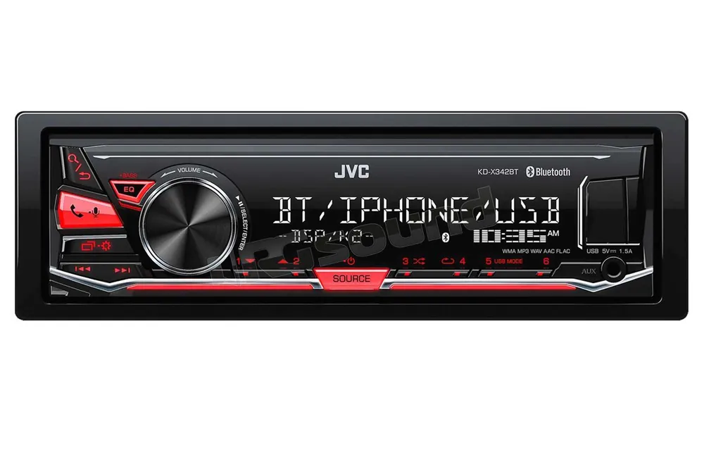 JVC KD-X342BT Autoradio 1 din e 2 din Car stereo - Autoradio 1 e 2