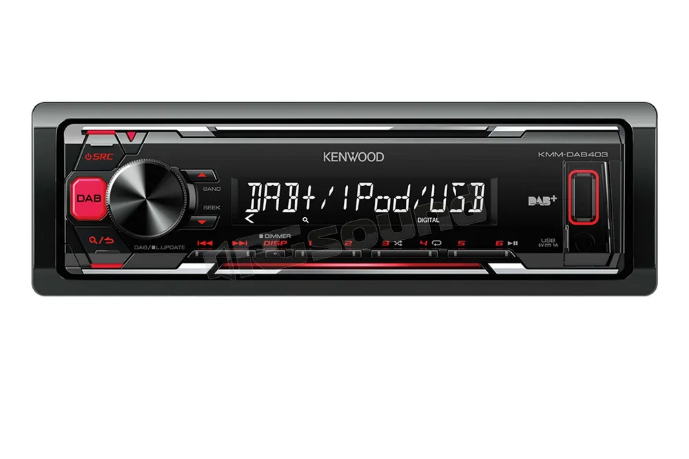 Kenwood KMM-DAB403 autoradio 1Din con Tuner DAB+ Autoradio 1 din e 2