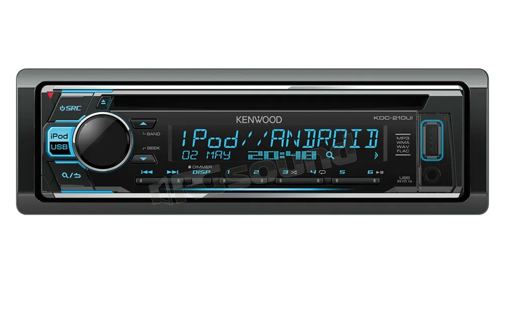 Kenwood KDC-210UI Lettore CD/USB Compatibile Apple e Android Autorad