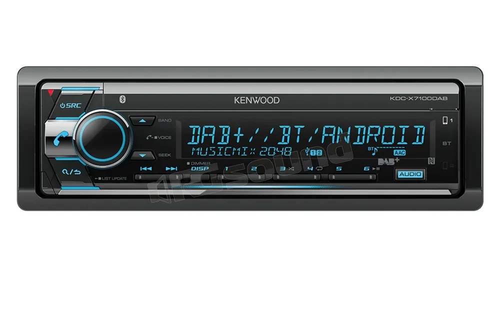 Kenwood KDC-X7100DAB Autoradio 1 din e 2 din Car stereo - Autoradio