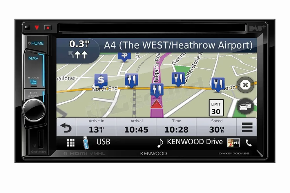 Kenwood DNX5170DABS Monitor auto 1 e 2 Din Car multimedia - Monitor
