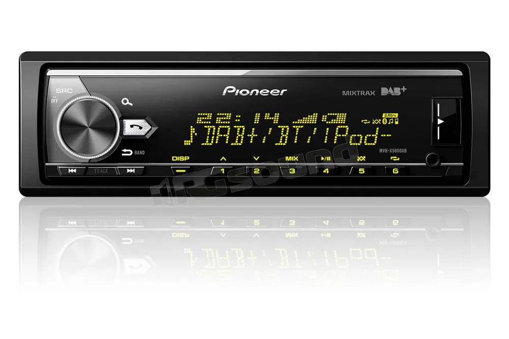 Pioneer MVH-X580DAB Autoradio 1 din e 2 din Car stereo - Autoradio