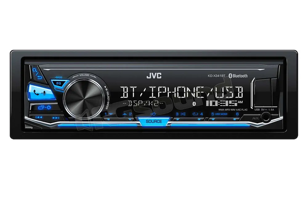 JVC KD-X341BT Autoradio 1 din e 2 din Car stereo - Autoradio 1 e 2