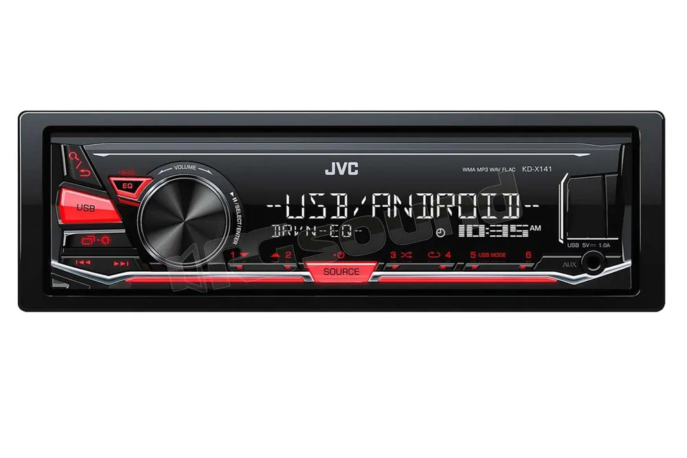 JVC KD-X141 Autoradio 1 din e 2 din Car stereo - Autoradio 1 e 2 Di