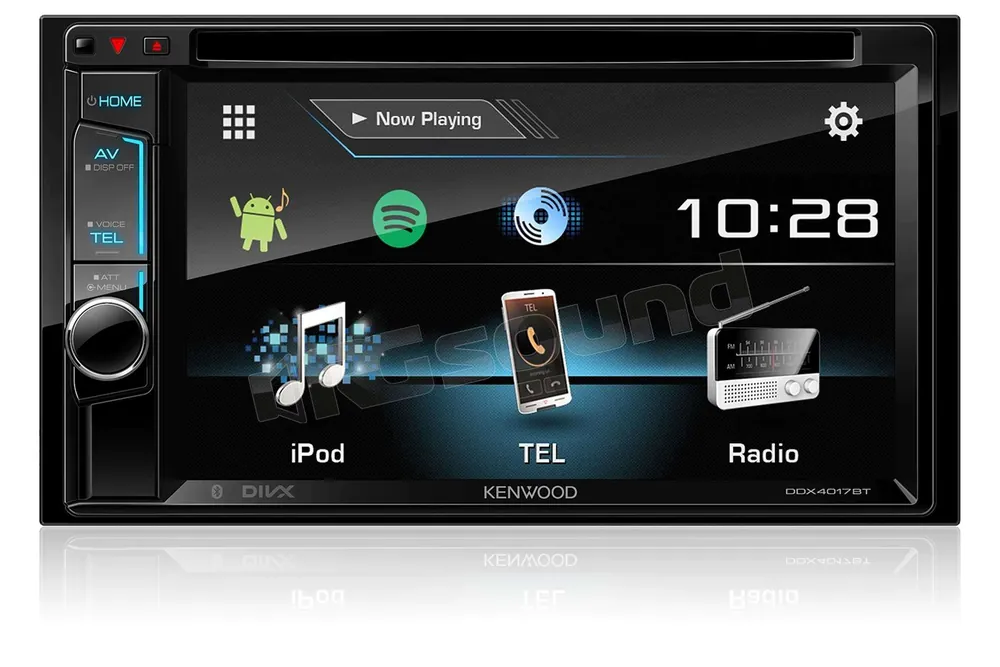 Kenwood DDX4017BT monitor 6,2" HD + bluetooth + USB + Spotify + FLAC +
