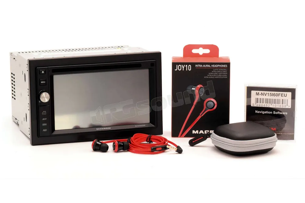 Macrom M-DVD5566 + mappa Europa + auricolari JOY 10 in omaggio Moni