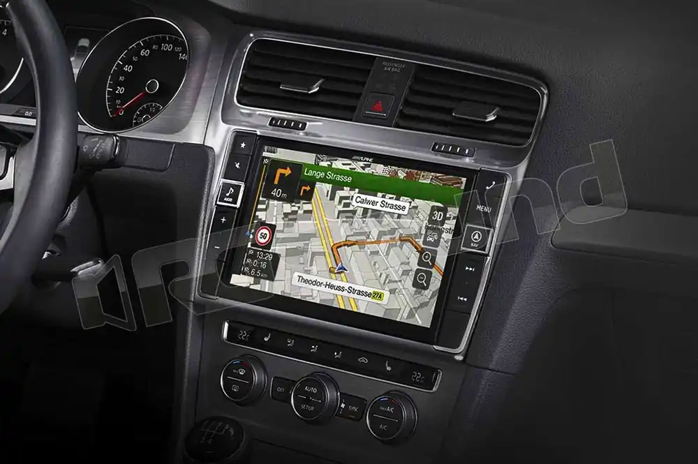 Alpine PANEL-G7L-DR finitura grigio scuro Installazione autoradio e