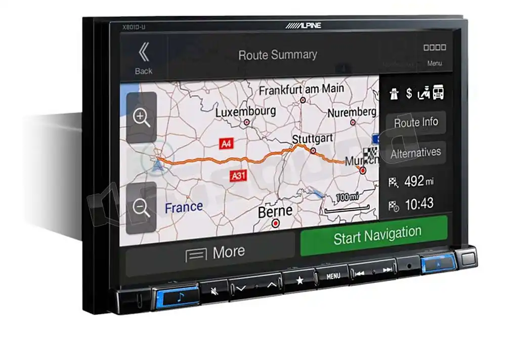 Alpine X801DC-U Monitor auto 1 e 2 Din Car multimedia - Monitor aut