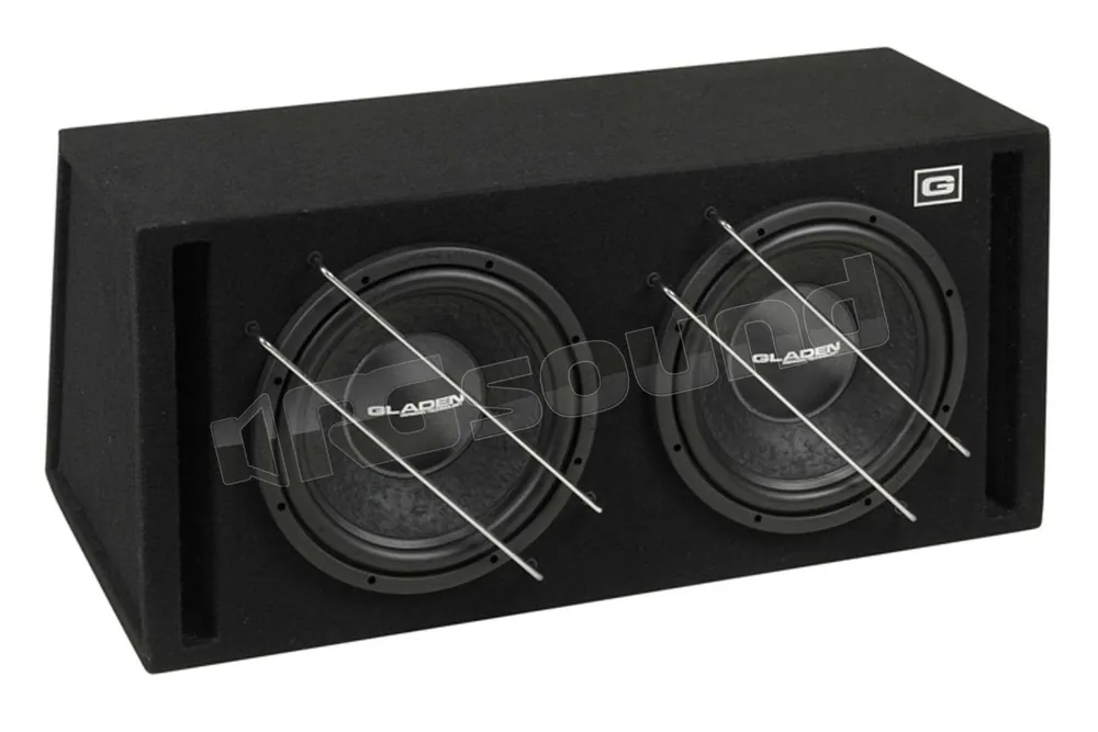 Gladen RS 12 VB DUAL 2x sub 30cm in cassa Subwoofer - Subwoofer in c