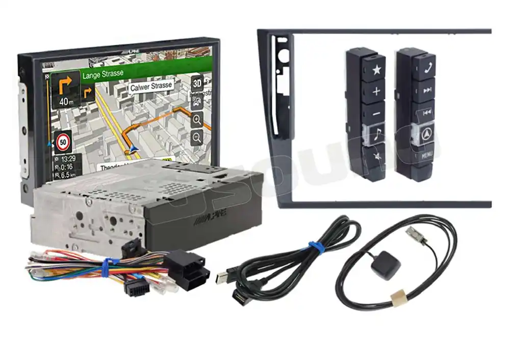 Alpine X901D-F sistema multimediale con navigazione componibile Moni