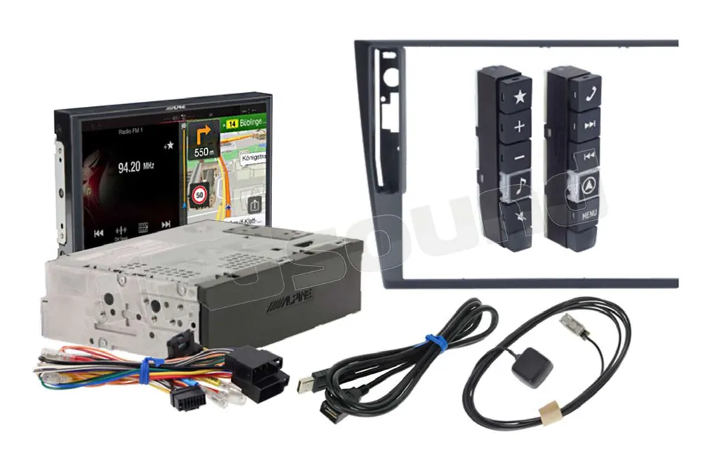 Alpine X701D-F sistema multimediale con navigazione componibile Moni