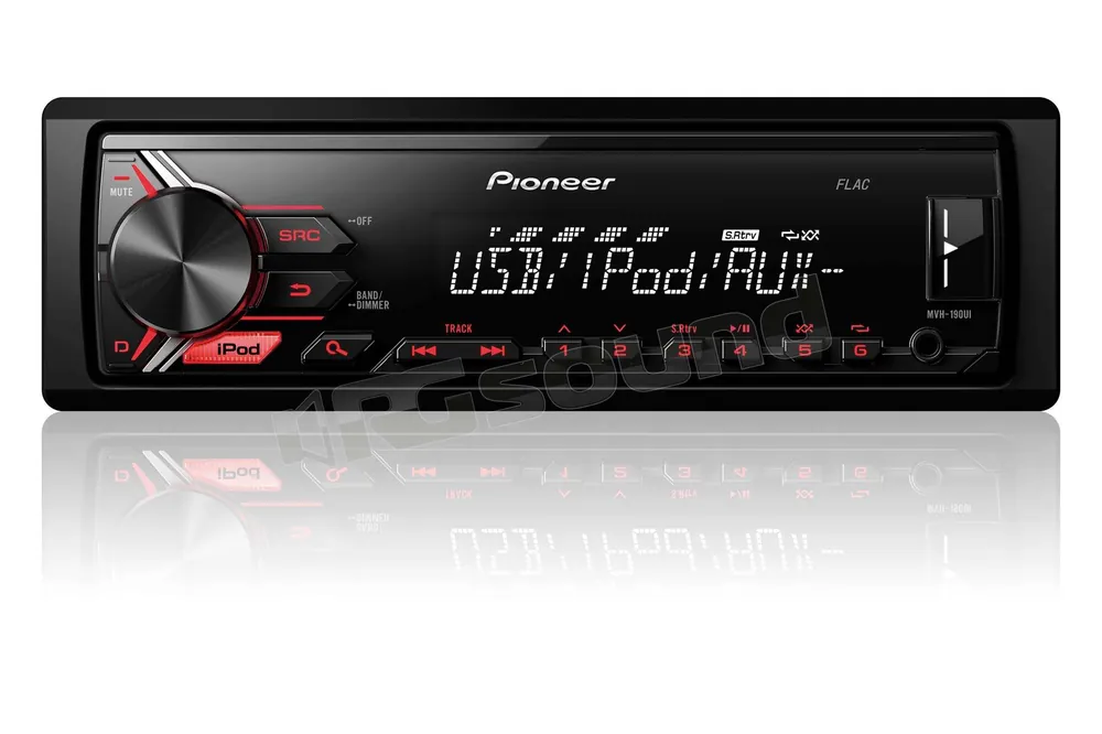 Pioneer MVH-190UI Autoradio 1 din e 2 din Car stereo - Autoradio 1