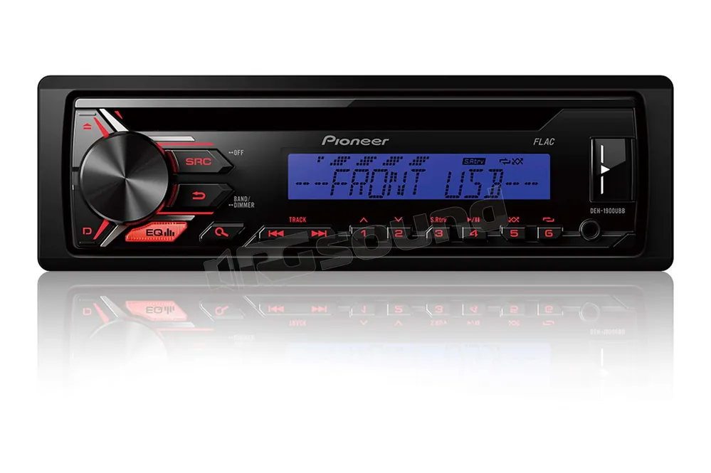 Pioneer DEH-1900UBB CD - USB - Aux-in e illunimazione blu e rossa Au