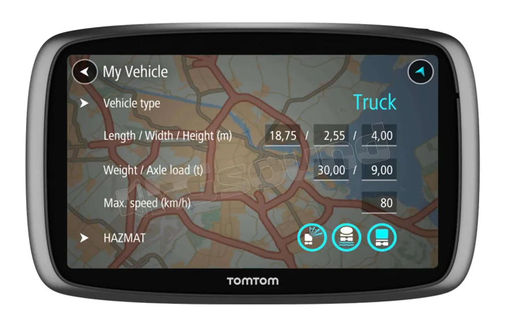 TomTom TRUCKER 6000 Navigatore per camion e camper con mappe EU Navi