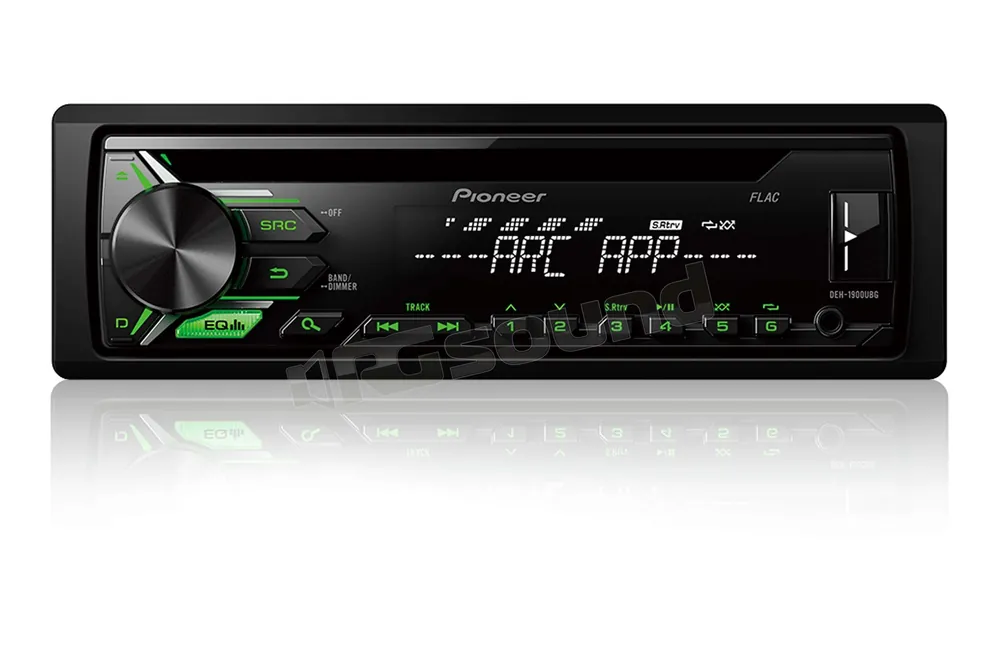 Pioneer DEH-1900UBG CD - USB - Aux-in illuminazione verde Autoradio
