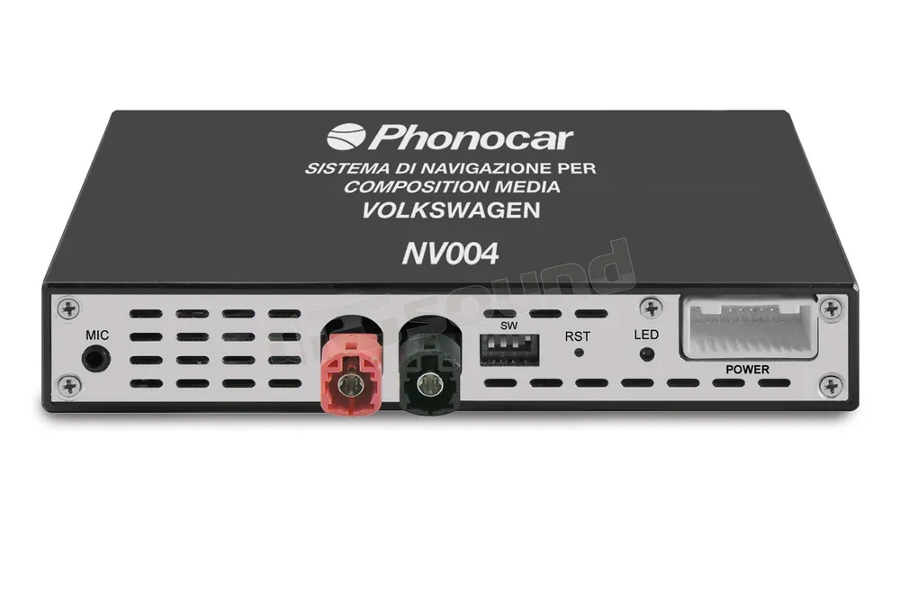Phonocar NV004M navigazione multimediale con mappa Italia per Volkswag