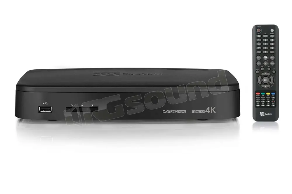 TeleSystem TS ULTRA 4K decoder 4K Dual Tuner compatibile Mediaset Prem