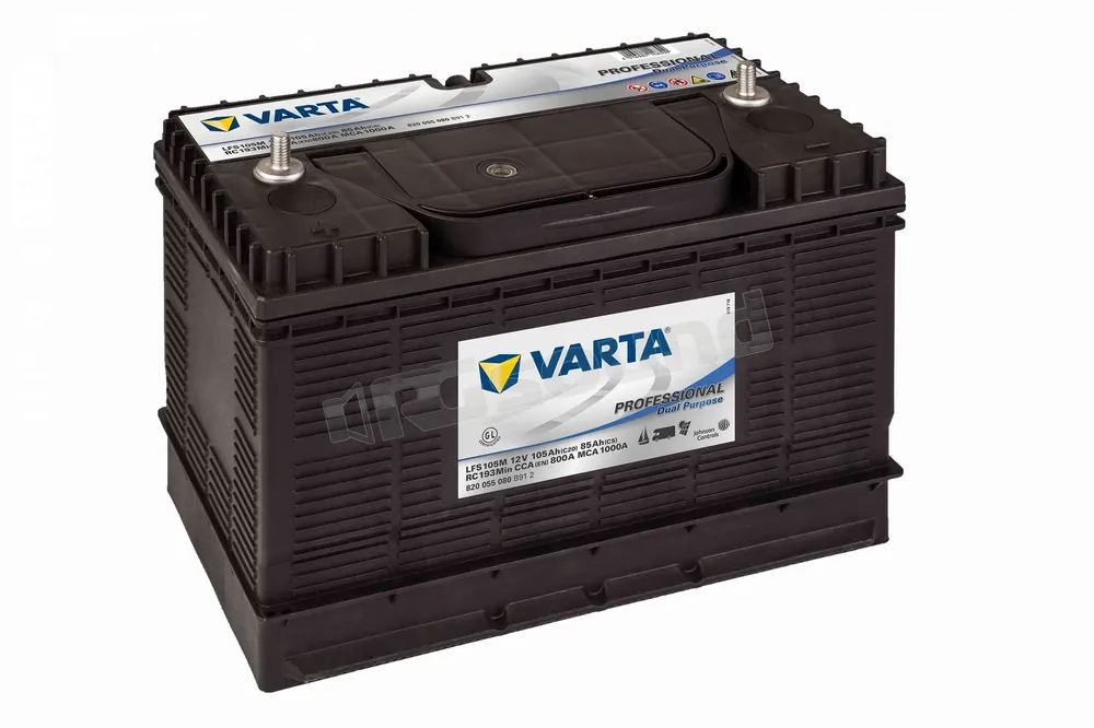 Varta LFS105M Professionale doppio uso con poli filettati 820 055 080
