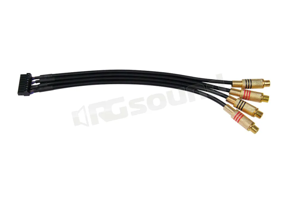 Match PP-RCA adattatore RCA Processori amplificati - Cablaggi plug a