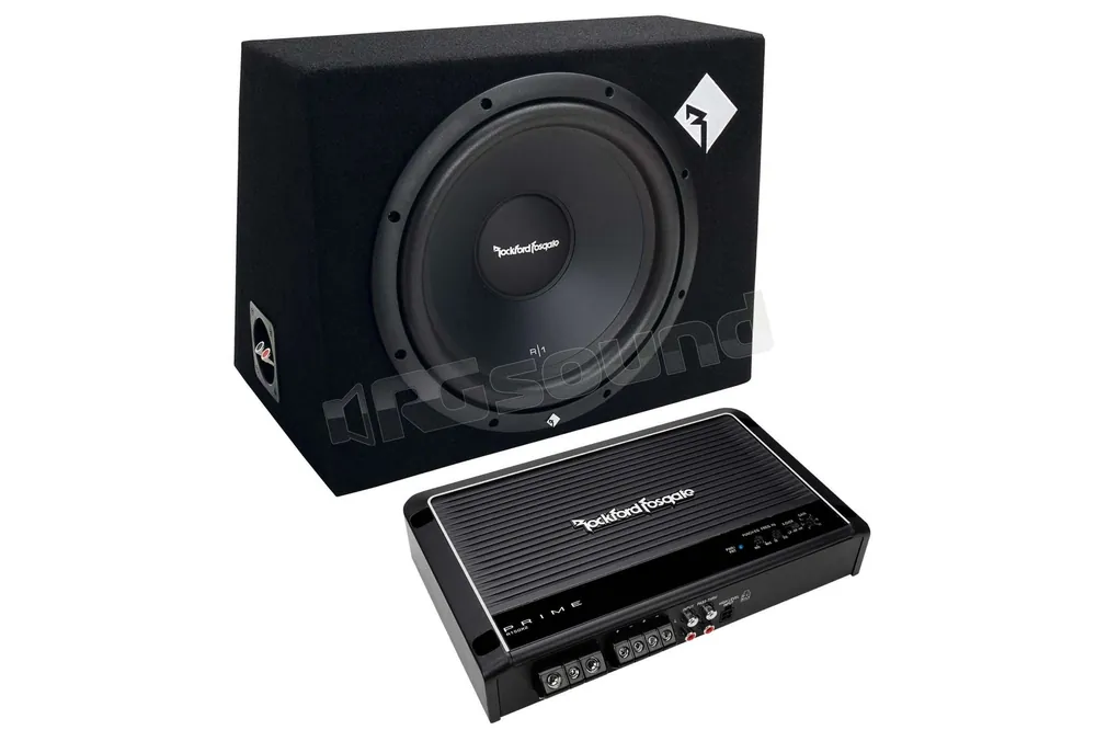 Rockford Fosgate SSK300MKIII sub 30 cm in cassa con amplificatore a 2