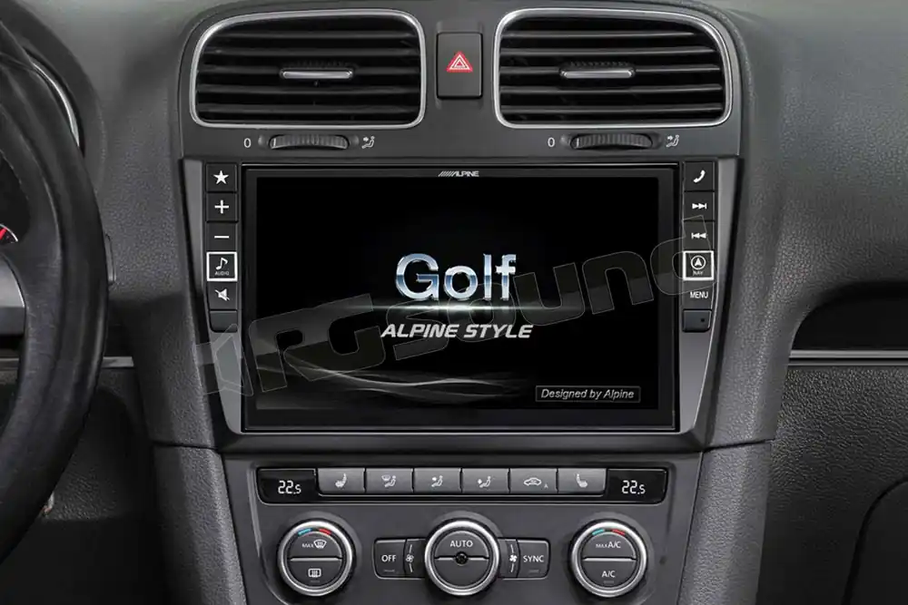 Alpine X901D-G6 monitor con navigazione per VW Golf 6 Monitor auto 1