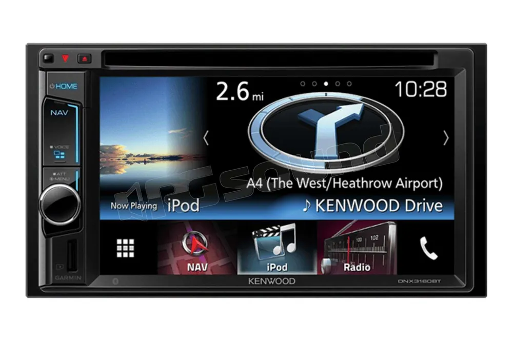 Kenwood DNX3160BT monitor con navigazione - DVD - Bluetooth - Apple Ca