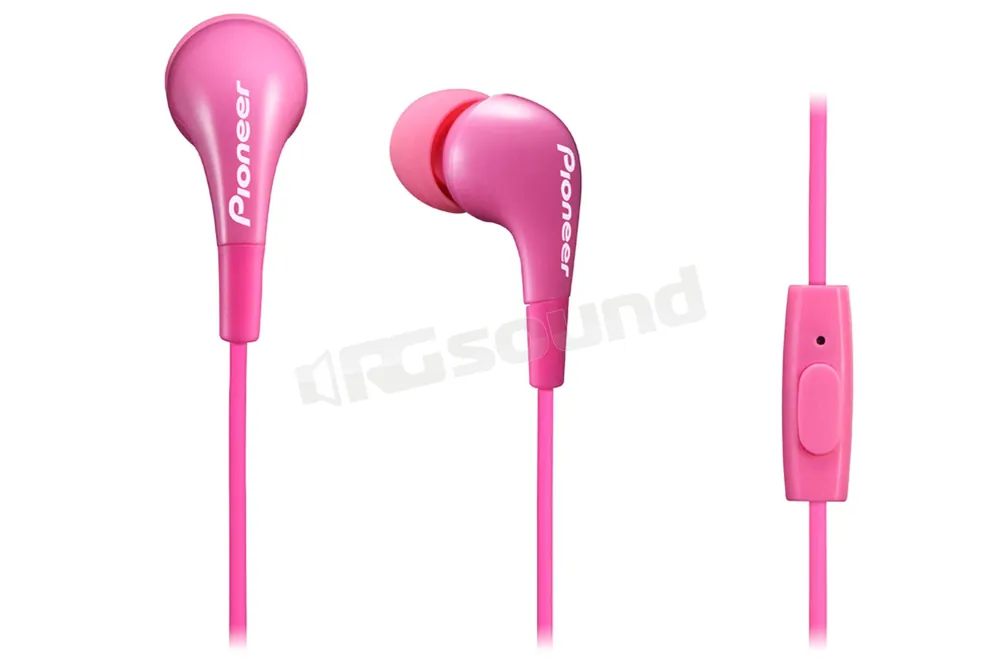 Pioneer SE-CL502T-P auricolari con microfono - colore rosa Cuffie au