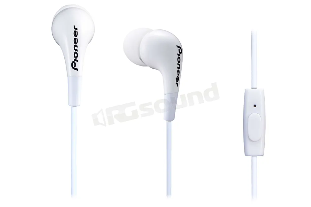 Pioneer SE-CL502T-W auricolari con microfono - colore bianco Cuffie