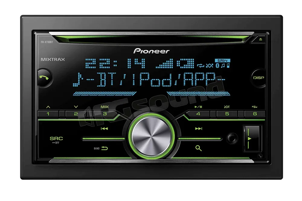 Pioneer FH-X730BT Autoradio 2 Din Autoradio 1 din e 2 din Car stere