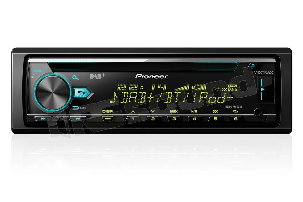 Pioneer DEH-X7800DAB Autoradio 1 din e 2 din Car stereo - Autoradio