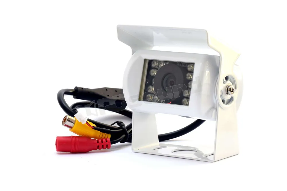 RG Sound RG C9880W retrocamera bianca per camper e mezzi pesanti Sis