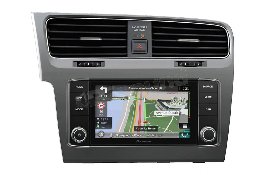 Pioneer AVIC-EVO1-G71-DMD monitor con navigazione per VW GOLF 7 - fini