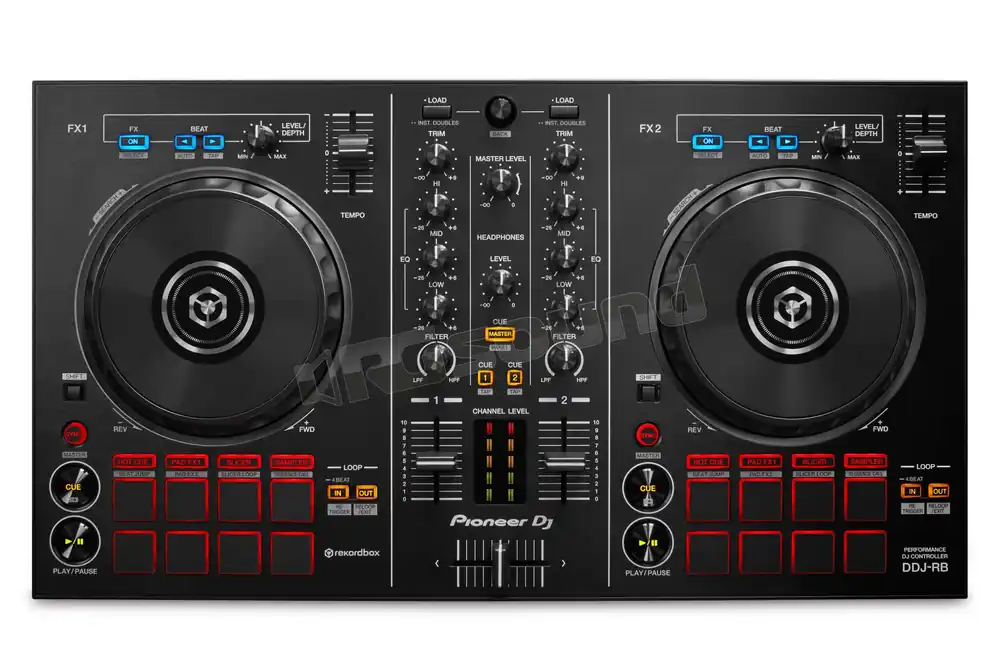 Pioneer DJ DDJ-RB controller portatile a 2 canali per rekordbox DJ P