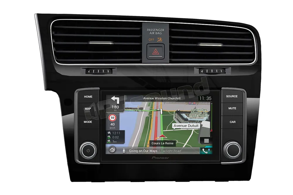 Pioneer AVIC-EVO1-G71-QYI monitor con navigazione per VW GOLF 7 - fini