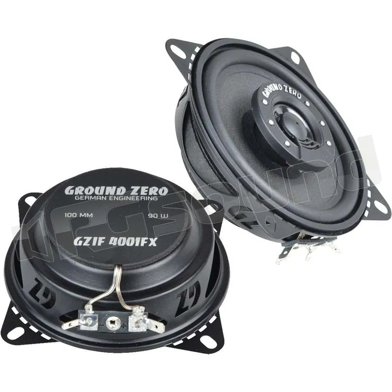 Ground Zero GZIF 4001FX Coassiali 10cm a due vie extra flat Coassial