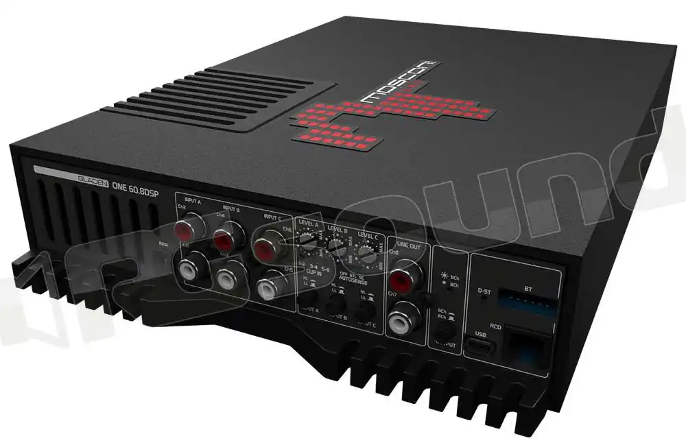 Mosconi ONE 60.8 DSP amplificatore 8 canali con DSP Processori ampli